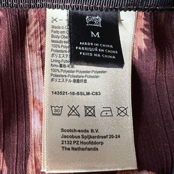 “BN” tropical print wide leg Palazzo pants by Scotch & Soda for spring - Picture 8 of 12